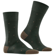 Falke Dot Socks - Forest Green