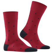 Falke Dot Socks - Scarlet Red