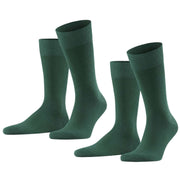 Falke Happy 2 Pack Socks - Hunter Green