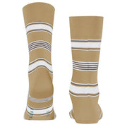 Falke Marina Stripe Socks - Jute Beige