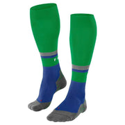 Falke RU Compression Energy Running Knee-High W3 Socks - Green/Blue