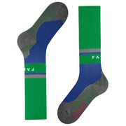 Falke RU Compression Energy Running Knee-High W3 Socks - Green/Blue