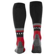 Falke RU Compression Energy Running Knee-High W4 Socks - Black/Scarlet Red