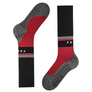 Falke RU Compression Energy Running Knee-High W4 Socks - Black/Scarlet Red