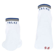 Falke RU4 Endurance Reflect Running Short Socks - White/Blue