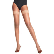 Falke Shelina 12 Denier Stay Up Stockings - Espresso Brown