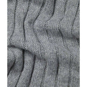 Falke Sporty Rib Cashmere Scarf - Light Grey