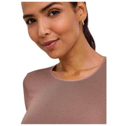 Falke Timeless Cotton Crew Brief Bodysuit - Milkshake Brown