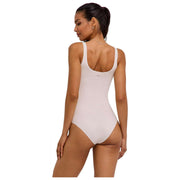 Falke Timeless Cotton Tank Brief Body - Blanc Perle