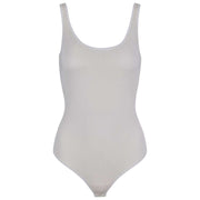 Falke Timeless Cotton Tank Brief Body - Blanc Perle