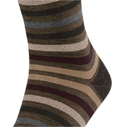 Falke Tinted Stripe Socks - Beech Green