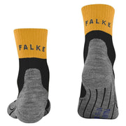 Falke TK2 Explore Trekking Cool Short Socks - Black/Yellow