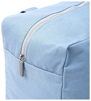 Sac fourre-tout moyen en toile de coton Roka Sloane - Bleu aviation