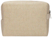Hindbag Leon Woven Toiletry Bag - Nude Beige