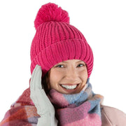 dents-ribbed-knit-bobble-hat---candy-pink-34492973