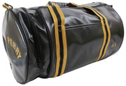 Fred Perry Tipped Classic Barrel Bag - Black/Gold