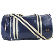 Fred Perry Classic Barrel Bag - Navy/Ecru Cream