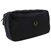 Fred Perry Sac à bandoulière en nylon froissé - Noir