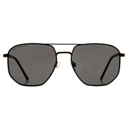 French Connection Metal D-Frame Sunglasses - Matte Black