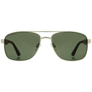 French Connection Metal Navigator Sunglasses - Brown Tort