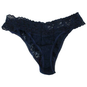 Hanky Panky Signature Lace - Lot de 3 tongs taille basse - Rose pâle/Marine/Bleu céleste