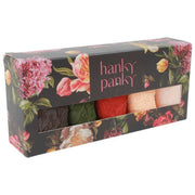 Hanky Panky Signature Lace - Lot de 5 tongs taille basse - Granite/Woodland/Clay Ole/Grenade foncé/Vanille