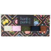 Hanky Panky Signature Lace 5 Pack Low Rise Thongs - Marshmallow/Bliss/Boysenberry/Navy/Macchiato