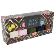 Hanky Panky Signature Lace 5 Pack Low Rise Thongs - Marshmallow/Bliss/Boysenberry/Navy/Macchiato