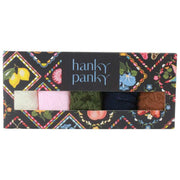 Hanky Panky Signature Lace - Lot de 5 tongs taille originale - Guimauve/Bliss/Boysenberry/Marine/Macchiato