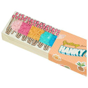 Hanky Panky Signature Lace Original Rise Matchbox Lot de 5 strings – Rose d'eau/Naples/Gingembre/Bleu écume de mer