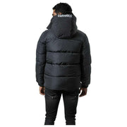 Helvetica Mountain Pioneers Barnes Hooded Parka Jacket - Black