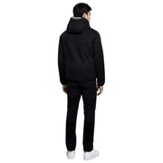 Helvetica Mountain Pioneers Eyeblock Hooded Windbreaker Jacket - Black