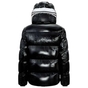 Helvetica Mountain Pioneers Freezer Hooded Down Jacket - Black