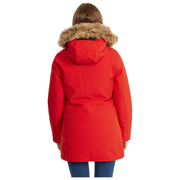 Helvetica Mountain Pioneers Parka à capuche Lilli - Rouge/Naturel