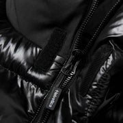 Helvetica Mountain Pioneers Pinto 2 Hooded Down Jacket - Black