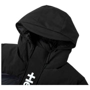 Helvetica Mountain Pioneers Queyras Hodded Down Jacket - Black
