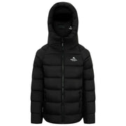 Helvetica Mountain Pioneers Sniper Hooded Down Jacket - Black