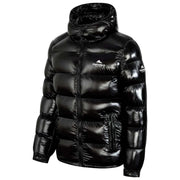 Helvetica Mountain Pioneers Space Hooded Jacket - Black