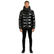Helvetica Mountain Pioneers Space Hooded Jacket - Black