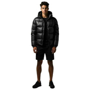 Helvetica Mountain Pioneers Summit Hooded Down Jacket - Black