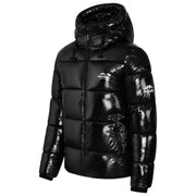 Helvetica Mountain Pioneers Viber Hooded Down Jacket - Black