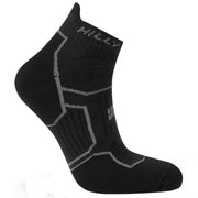 Hilly Twin Skin Socklets - Black/Anthracite Grey