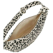 Hindbag Andrea Half Moon Bag - Léopard Blanc Cassé