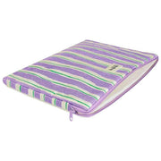 Hindbag Ava Medium 15inch Laptop Case - Green/Parma Stripes