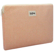 Hindbag Ava Small Weave Housse pour ordinateur portable 13 pouces - Rose corail