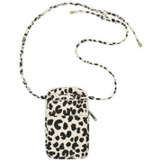 Sac pour téléphone Hindbag Bill - Léopard Blanc Cassé
