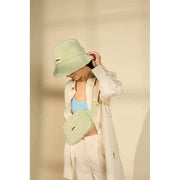 Hindbag Bob Terry Bucket Hat - Almond Green
