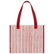 Hindbag Claude Tote Bag - Rayures Rouge/Rose