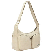 Sac à bandoulière multi-poches Hindbag Emile - Beige jute