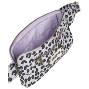 Sac banane rectangulaire Hindbag Harry - Léopard Lilas